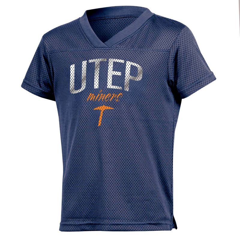 NCAA UTEP Miners Girls&#39; Mesh T-Shirt Jersey, 1 of 4