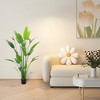 GAOMON Bird of Paradise Artificial Plant, 5.2ft Tall Artificial Tree with 2 Flowers and 23 Detachable Leaves, Silk Floor Plant - 4 of 4