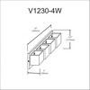 Dainolite Verona 4 - Light Vanity in  Matte Black - 3 of 3