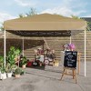 10x10 Heavy Duty Pop Up Canopy, Outdoor Canopy Tent with Portable Bag, 3 Adjustable Height - 3 of 4