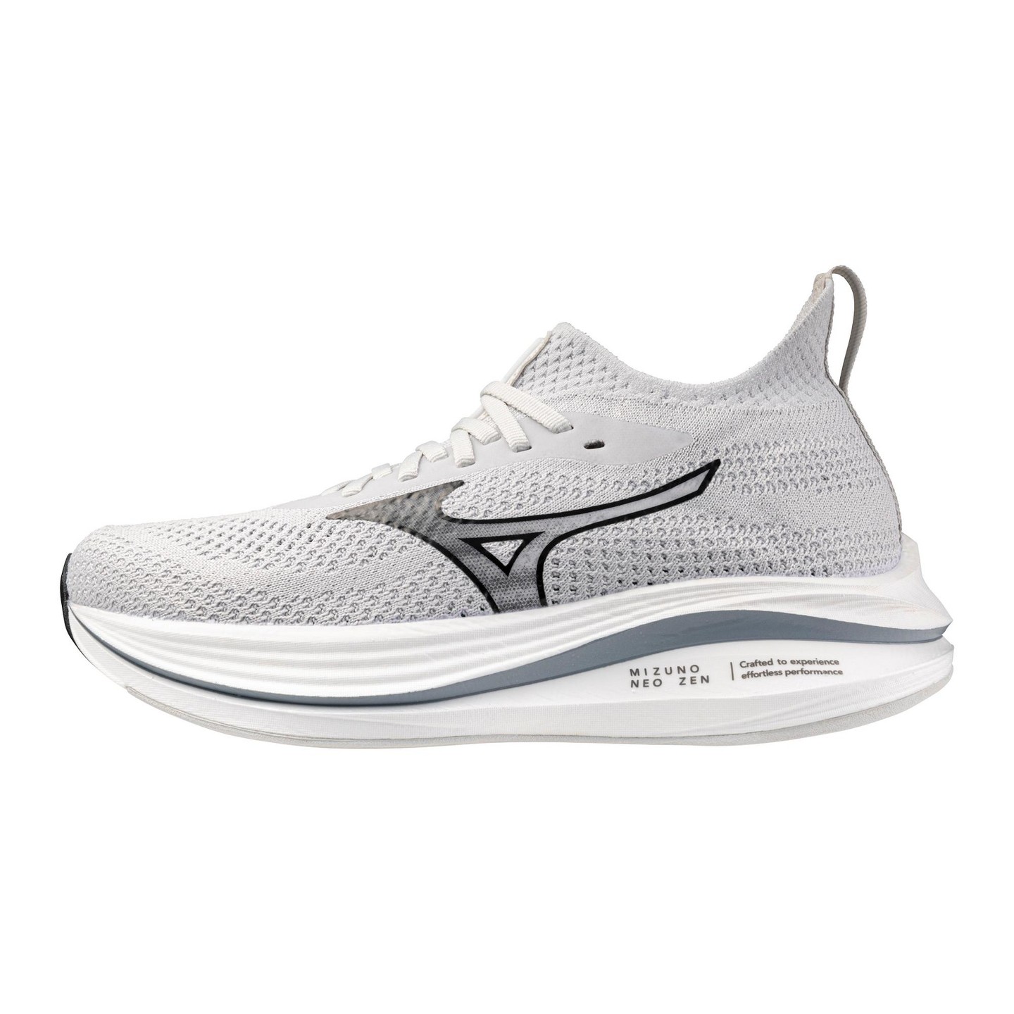 Обувь Mizuno Women's Neo Zen Running Shoe, 9, Nimbus Cloud-Black, цвет: Чёрный — фото 1