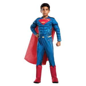 Halloween Boys Superman Justice League Movie Deluxe Costume Small, Boy