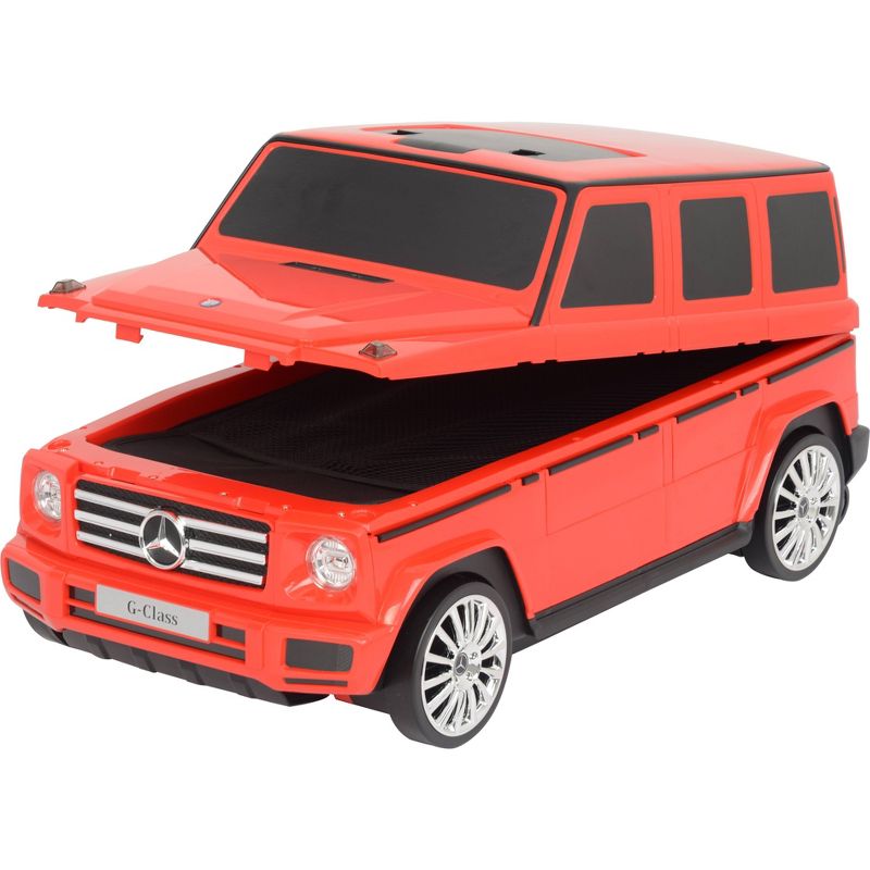 Best Ride on Cars Mercedes G Class Convertible Carry On Suitcase - Red, 2 of 9
