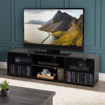 Fiji TV Stand for TVs up to 80" Black - CorLiving