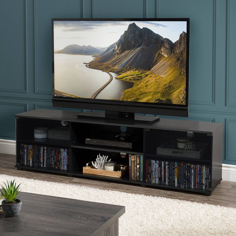 Fiji TV Stand for TVs up to 80&#34; Black - CorLiving, 1 of 10