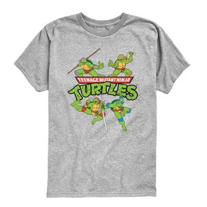 Boys' - Teenage Mutant Ninja Turtles - Group Short Sleeve Graphic T-Shirt - 1 of 4
