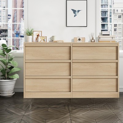 6/7/8 Drawer Dresser - Large Wooden Storage Chest for Bedroom, Nursery & Entryway