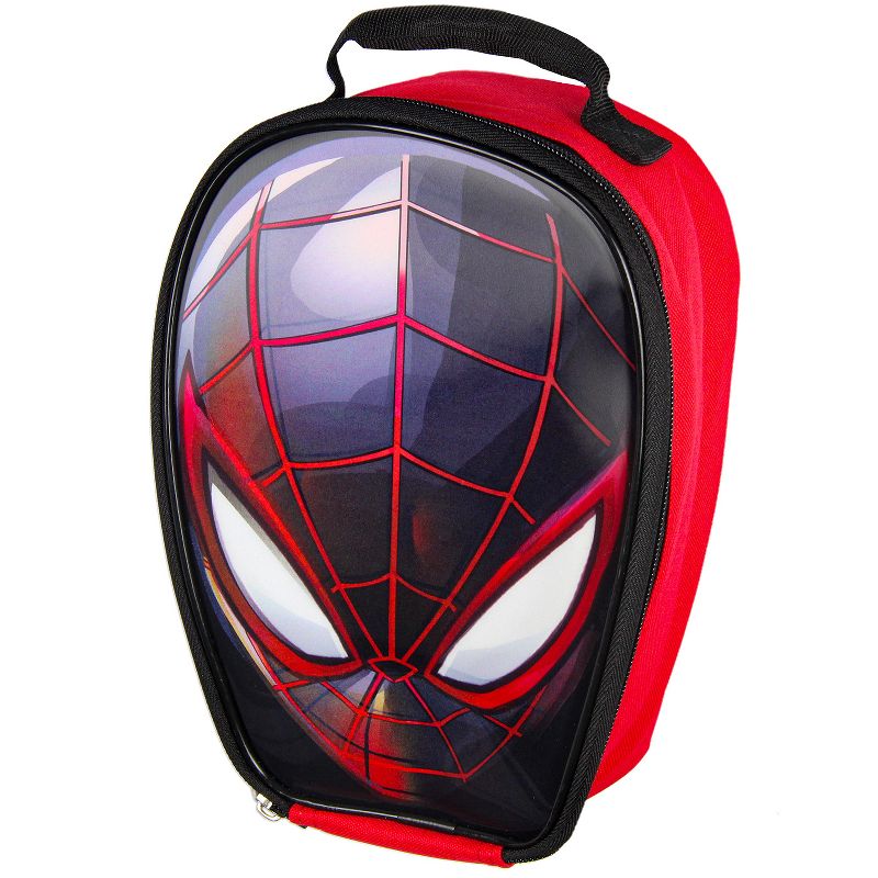 Marvel Spider-Man Lenticular Comic Superhero Insulated Lunch Tote Red, 1 of 7