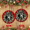 Lomsoe Donkey Ornaments for Christmas Tree Christmas Ceramic Ornaments Red Christmas Tree Hanging Decor Christmas Tree Ornament Christmas Gift - 3 of 4