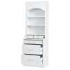 NicBex Modern High Kitchen Pantry Sideboard Cabinet with Storage & Faux Marble Top,Cupboard Buffet Cabinet for Kitchen,Dining Room - 4 of 4