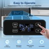 Hooure Under Counter Ice Maker Machine Commercial - 120LBS/24H with 30lbs Ice Storage Bucket & Reversible Door - 4 of 4