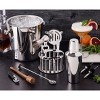 Sol Living Stainless Steel Cocktail Shaker Gift Set - 4 of 4