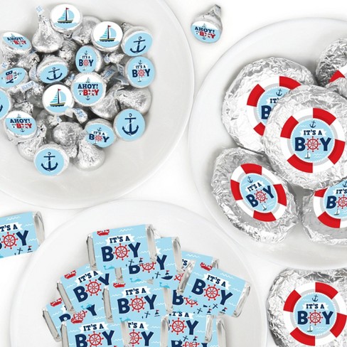 216 Baby Boy Baby Shower Party Favor Hershey's Kisses Stickers / Labels 
