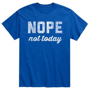 Men's - Instant Message - Distressed Nope Not Today Short Sleeve Graphic T-Shirt - 1 of 4