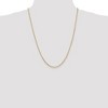 Black Bow Jewelry 2.25mm, 14k Yellow Gold, Flat Figaro Chain Necklace - 2 of 4