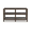 Signature Design by Ashley Kallenny Sofa Table - Dark Burnished Brown Oak with Faux Cement Industrial Finish - 3 of 4
