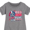 - LOL Surprise! - 4th of July Graphic Short Sleeve Fleece Dress - 2 of 4