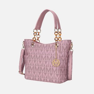 MKF Collection Kissaten Milan “M” Signature Tote Faux Leather Shoulder Bag for Women by Mia K - 1 of 4