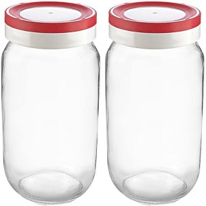 Tribello Glass Mason Jars with Lids - 1 of 1