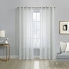 Habitat Boucle Sheer Premium Stylish and Functional Grommet Curtain Panel White - image 2 of 4