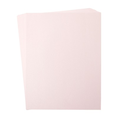 48-Sheet Shimmer Cardstock Paper Arts and Crafts Supplies, Pink