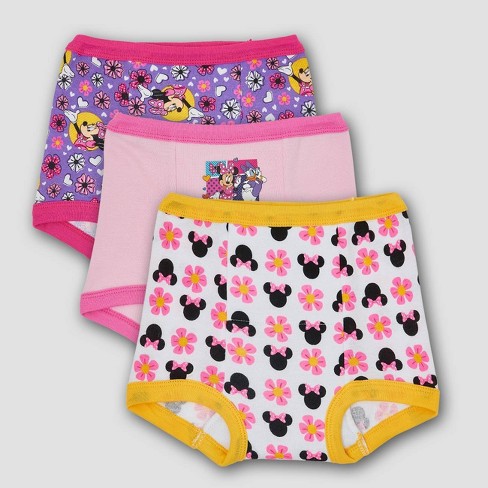 Toddler 3pk Minnie Mouse Training Pants Briefs 2t Target