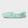 Women's Faux Fur Cozy Pull-On Slipper Socks with Grippers - Auden™ - 2 of 4