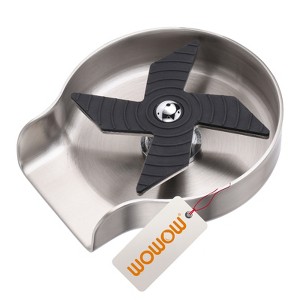 WOWOW Windmill Fan Blade Sink Glass Rinser for Kitchen Sink in Brushed Nickel - 1 of 4