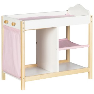 Roba Doll Scarlett Bed & Storage, White & Pink - 1 of 4