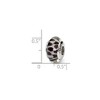 Black Bow Jewelry Brown Floral Glass Sterling Silver Bead Charm - 2 of 3