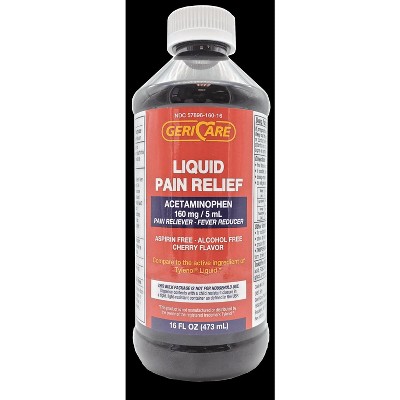 GeriCare Acetaminophen 160mg Liquid [Compare to Tylenol Liquid](16 ounce Bottle)