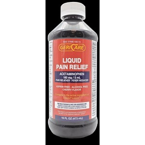 GeriCare Acetaminophen 160mg Liquid [Compare to Tylenol Liquid](16 ounce Bottle) - 1 of 4