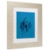 Trademark Fine Art - Romano Molinari Dolphins 6 Matted Framed Art - 3 of 4