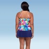 Trimshaper Women's Ronnie Two Tier Ruffle Tankini Swimsuit Top - 3 of 3