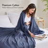 Luxury Bamboo Cotton Blanket – Oversized, Breathable, Jacquard Weave for All-Season, Eco-Friendly Comfort - 4 of 4