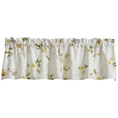 Split P Daisies Floral Valance 60" x 14"