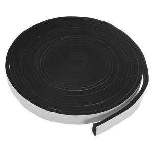 Unique Bargains High Temp Self Stick Heat Resistant BBQ Gasket Tape Grill Gasket Black White - 1 of 4