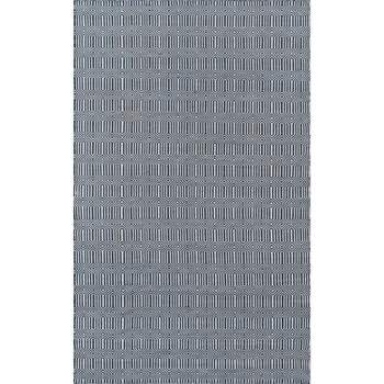 Newton Holden Hand Woven Recycled Plastic Indoor/Outdoor Rug Navy - Erin Gates by Momeni