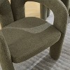 Kumasinova Accent Chairs Set of 2,Modern Teddy Living Room Chair,Comfy Reading Chair with Soft Texture,Modern Accent Chair for Dining&Lounge - 4 of 4