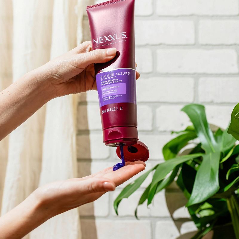 Nexxus Blonde Assure Purple Shampoo Color Care Shampoo for Blonde Hair - 8.5 fl oz, 5 of 12