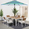 Hyleory 9FT Lighted Market Umbrella for All Seasons/ Size: 91.2" H x 108" W x 108" D - 2 of 4