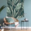RoomMates Green and Pink Tropical Plants Tapestry: Polyester Material, Modern Decor, Spot Clean - 3 of 4