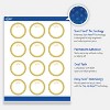Avery Labels, 2" Diameter, Gold-Metallic Ornaments, Matte, 120ct - 3 of 4