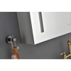 Munora - 40"W x 30"H LED Surface Mount Medicine Cabinet - Aluminum Alloy, 3x Magnification, Dimmable Lights - Bathroom Mirror Cabinet - 4 of 4