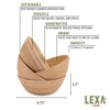Lexa Bamboo Salad Bowl Set, 8 Inch x 4 - 2 of 4