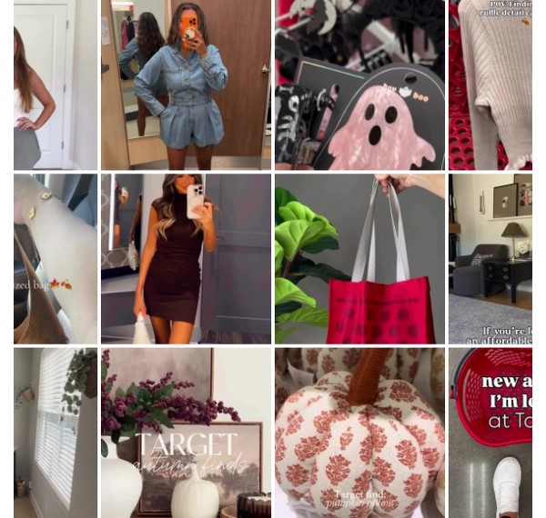 Collage of people showing off their #TargetStyle