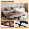 14 Inch Metal Bed Frame Platform Bed Frame No Box Spring Needed, Sturdy Heavy Duty Bed Frame, Easy Assembly, Under Bed Storage - Black - 2 of 4