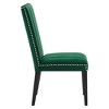 Modway Catalyst Performance Velvet Dining Side Chairs - Set of 2 - 3 of 4