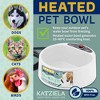 Katziela 2 Liter  Heated Pet Water Bowl With Anti-Bite Cord To Keep Your Pet's Bowl Warm On Cool Day's - 3 of 4