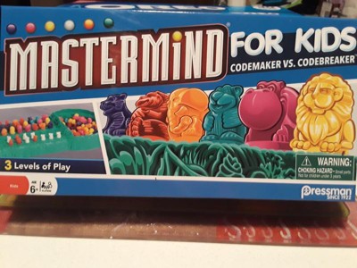 Pressman Mastermind for Kids - Codebreaking Game With Three Levels of Play  Multicolor, 5